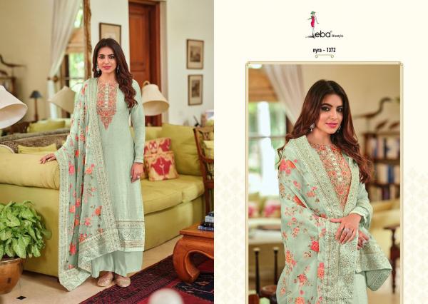 Eba Nyra 3 Beautiful Silk Embroidery Salwar